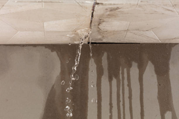 Professional Burst Pipe Cleanup technician working in Chico, TX